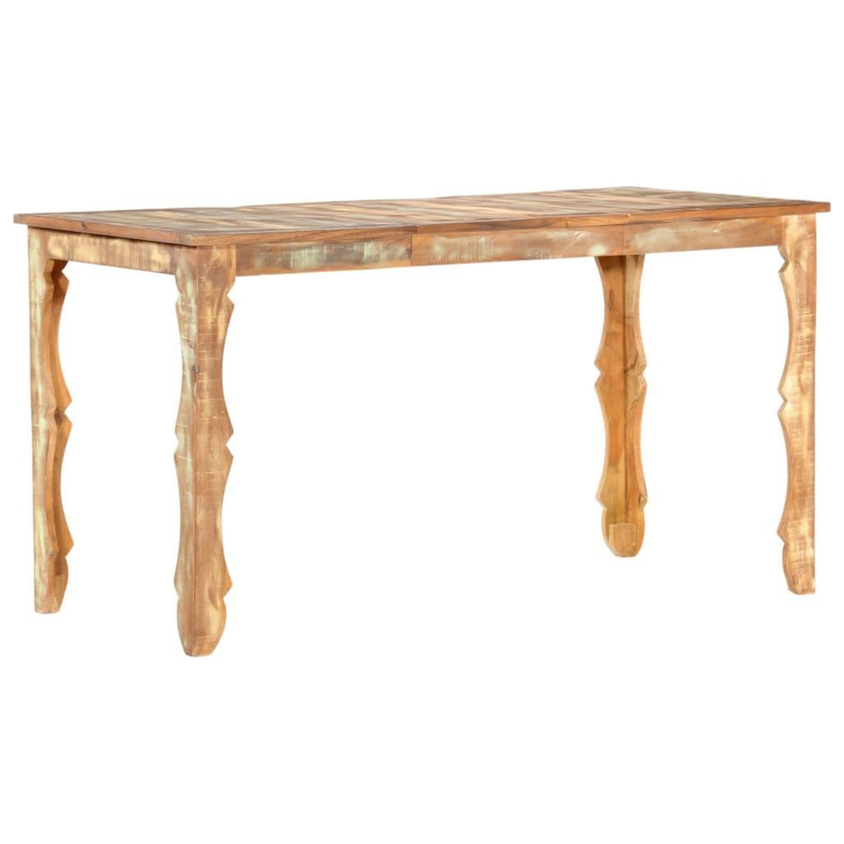 VIDAXL Table de salle a manger 140x70x76cm Bois de recuperation massif