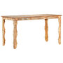 Voir la diapositive 5 : VIDAXL Table de salle a manger 140x70x76cm Bois de recuperation massif