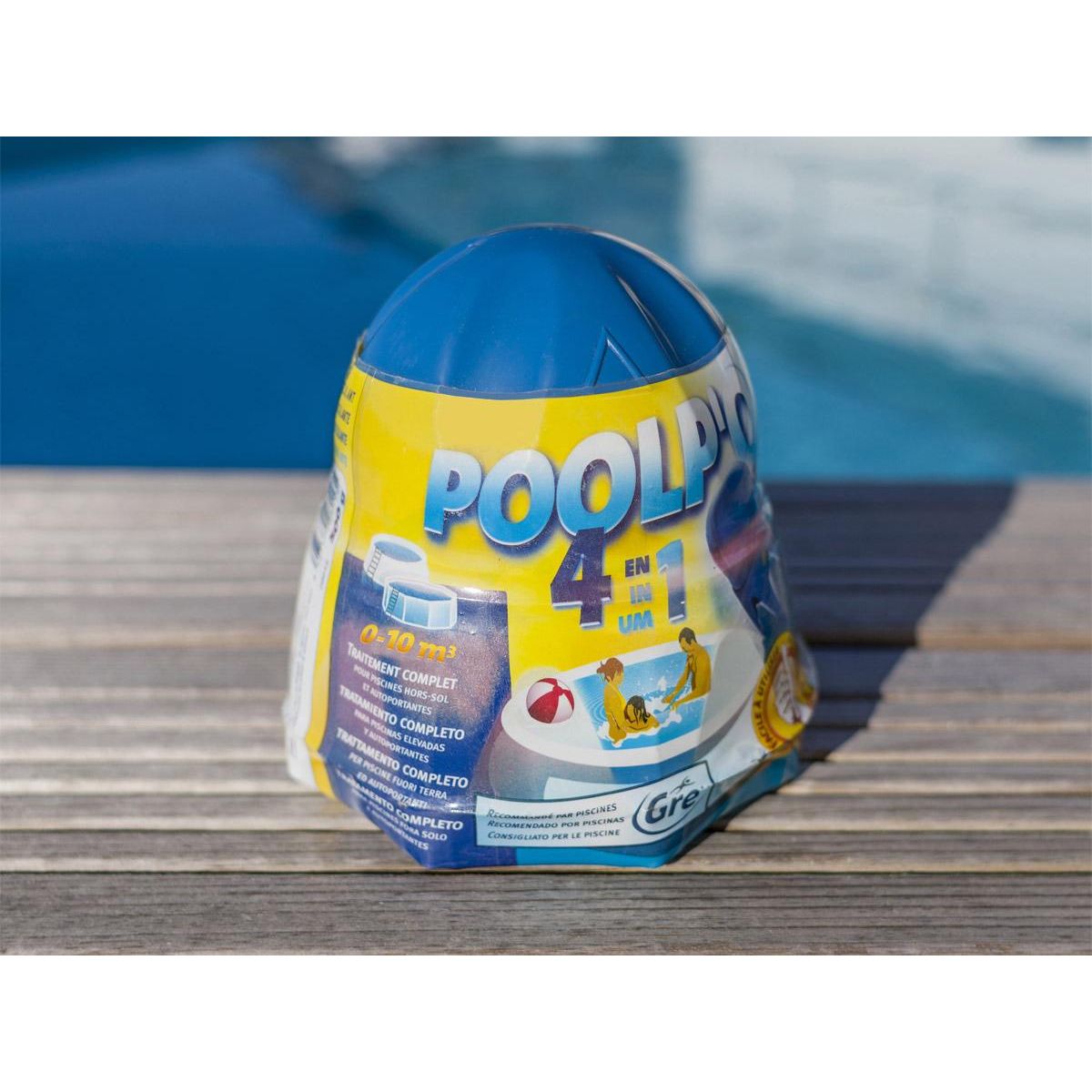 GRE Traitement complet Poolp'O pour piscine jusqu'à 10 m³ - Gré