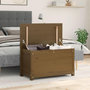 Voir la diapositive 1 : VIDAXL Boîte de rangement Marron miel 80x40x45,5 cm Bois massif de pin