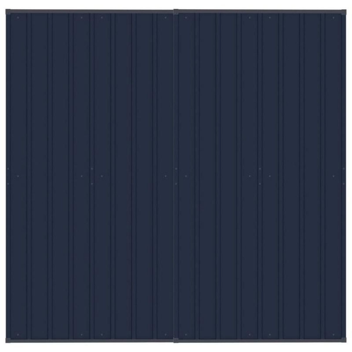 VIDAXL Chenil d'exterieur avec toit pour chiens Acier 3,69 m²