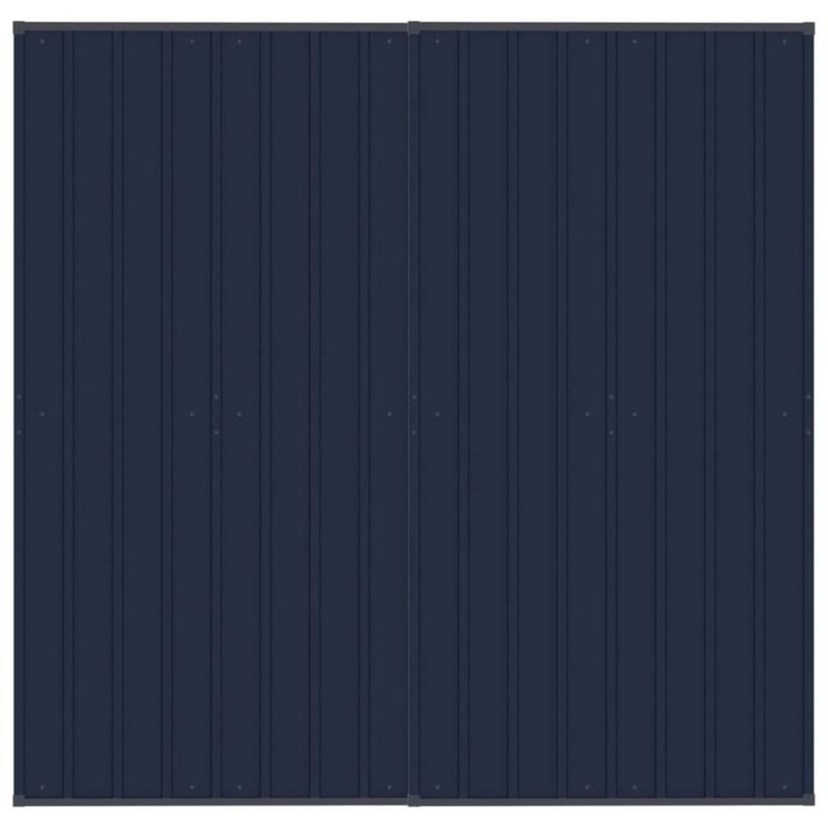 VIDAXL Chenil d'exterieur avec toit pour chiens Acier 3,69 m²