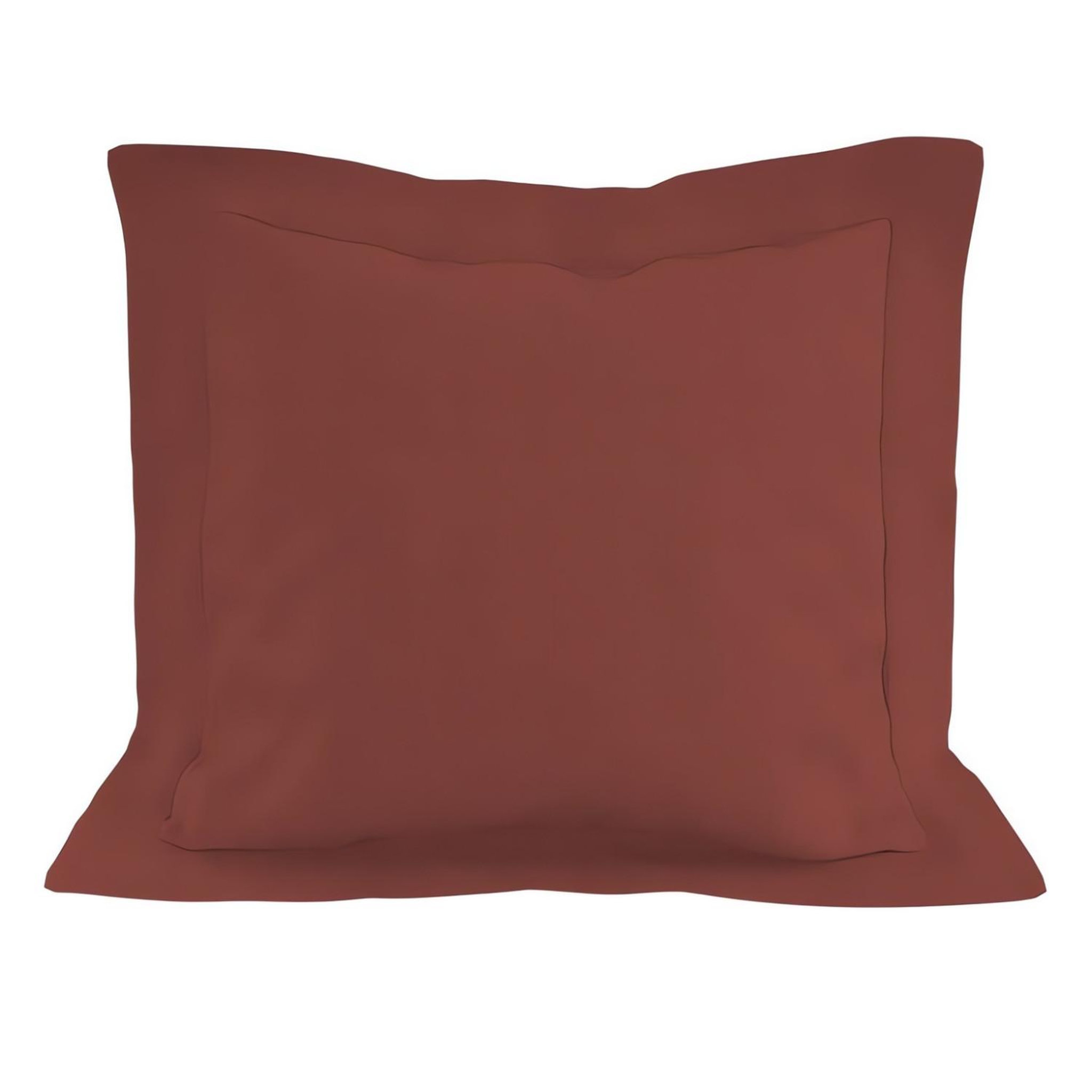 Voir la diapositive 1 : SOLEIL D'OCRE Taie d'oreiller en coton 57 fils UNI, par Soleil d'ocre