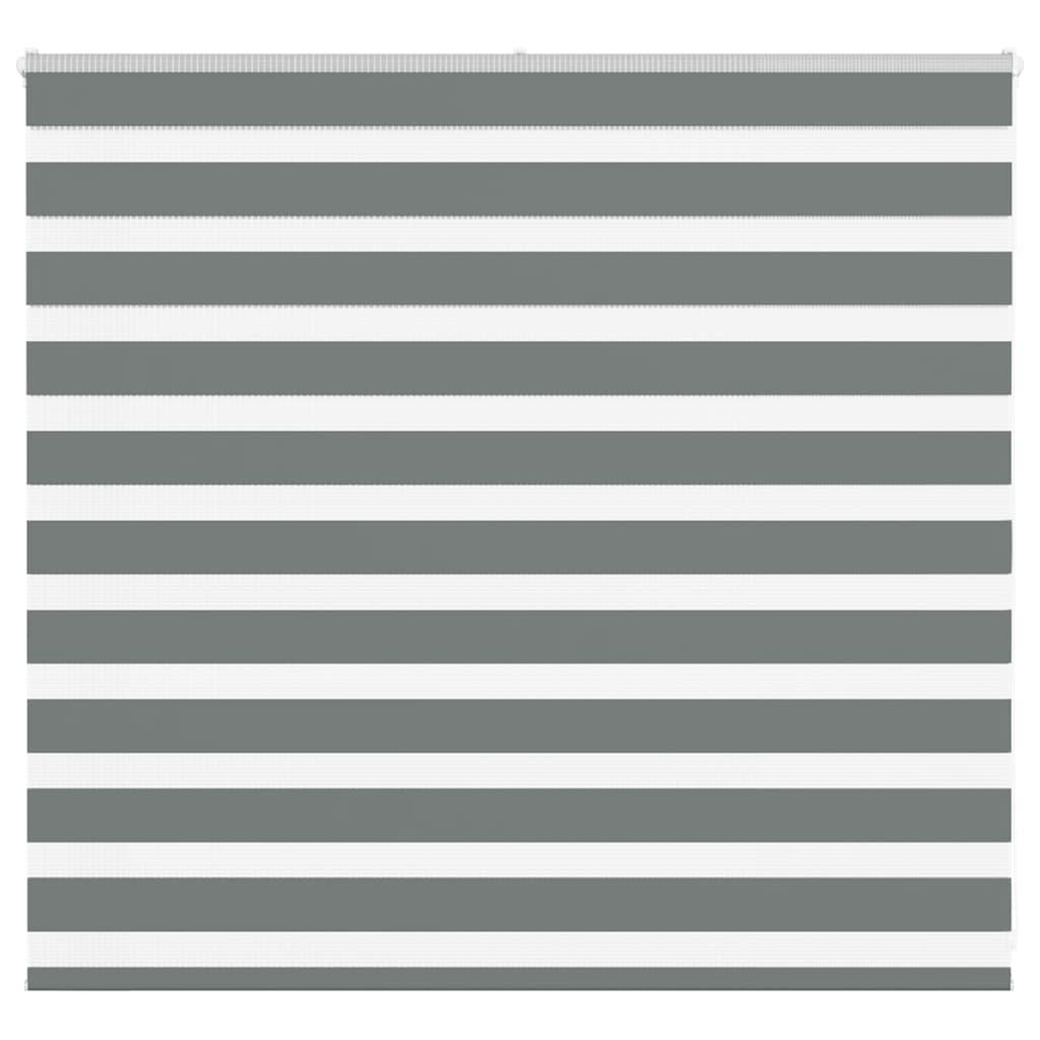 VIDAXL Store zebre gris fonce largeur du tissu 150,9 cm polyester