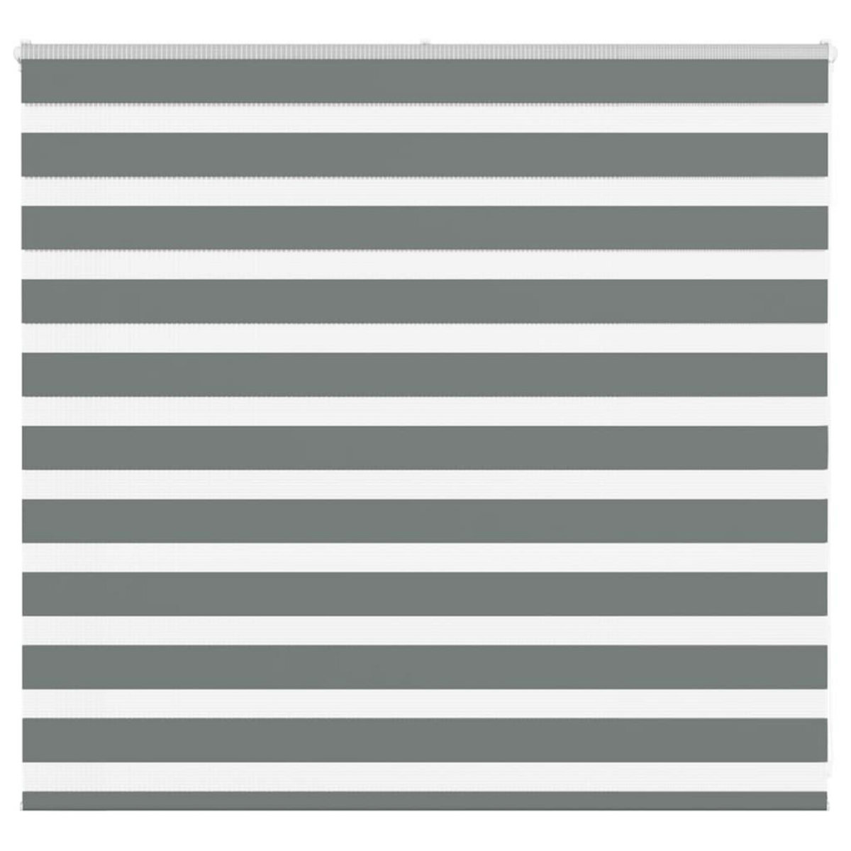 VIDAXL Store zebre gris fonce largeur du tissu 150,9 cm polyester