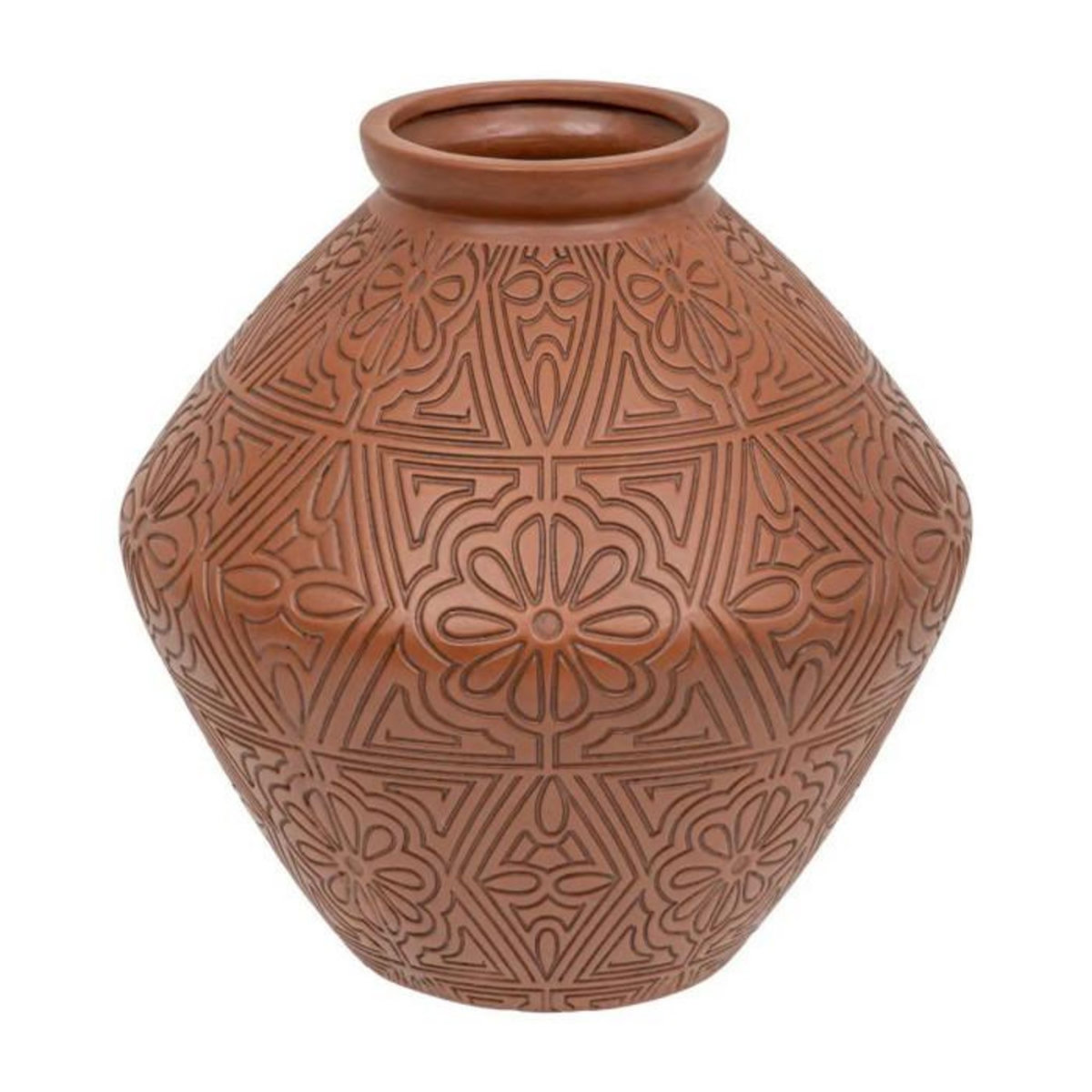 ATMOSPHERA Jarre en Céramique  Exotic Panama  35cm Terracotta