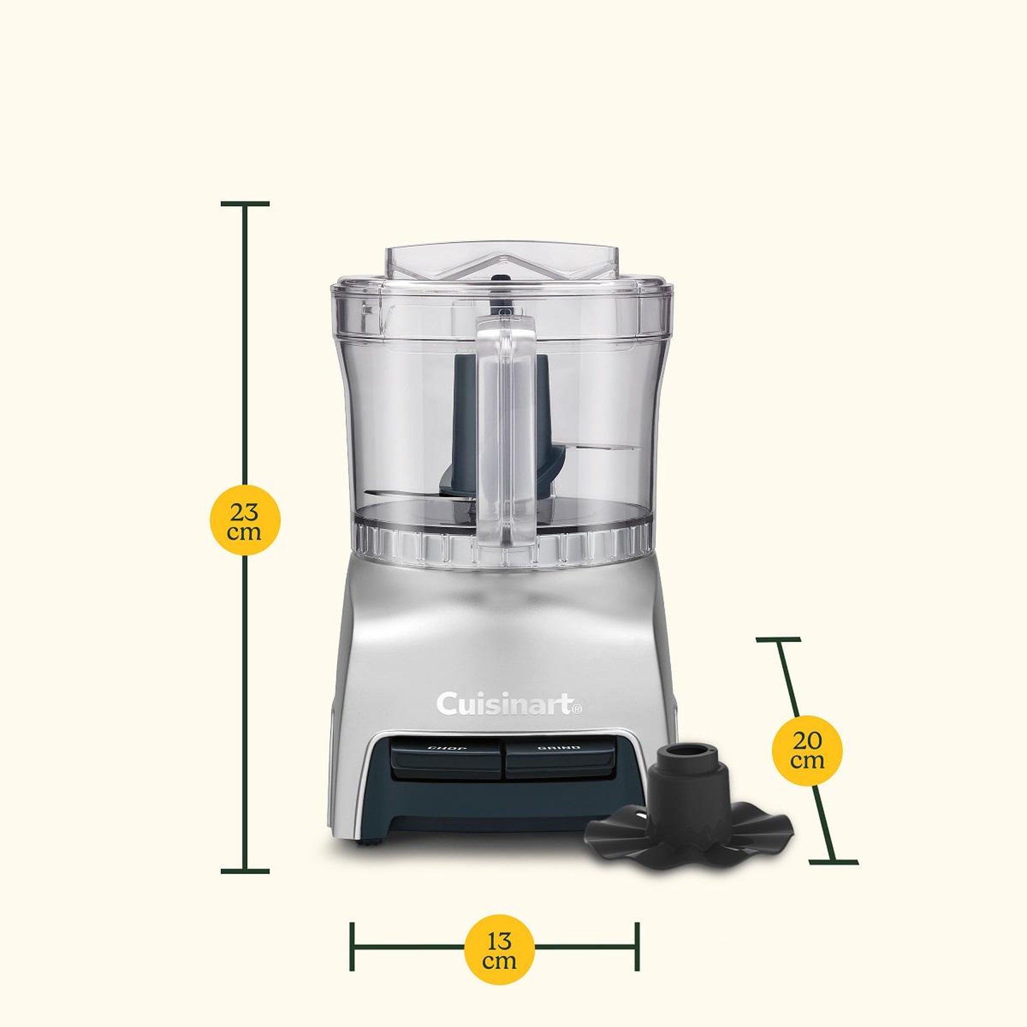 Voir la diapositive 2 : Cuisinart Mini hachoir multi-usage 0.7l 250w - CCH32E