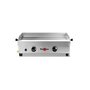 Voir la diapositive 1 : KRAMPOUZ Plancha gaz 3000w plaque inox 54x33cm - PFSB2MA-KR
