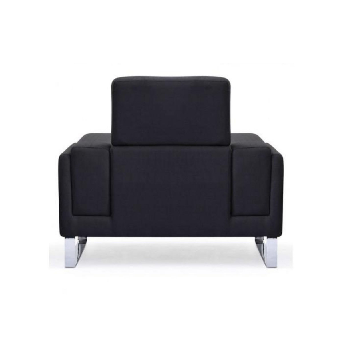 Paris Prix Fauteuil en Tissu  Ezekiel  104cm Noir