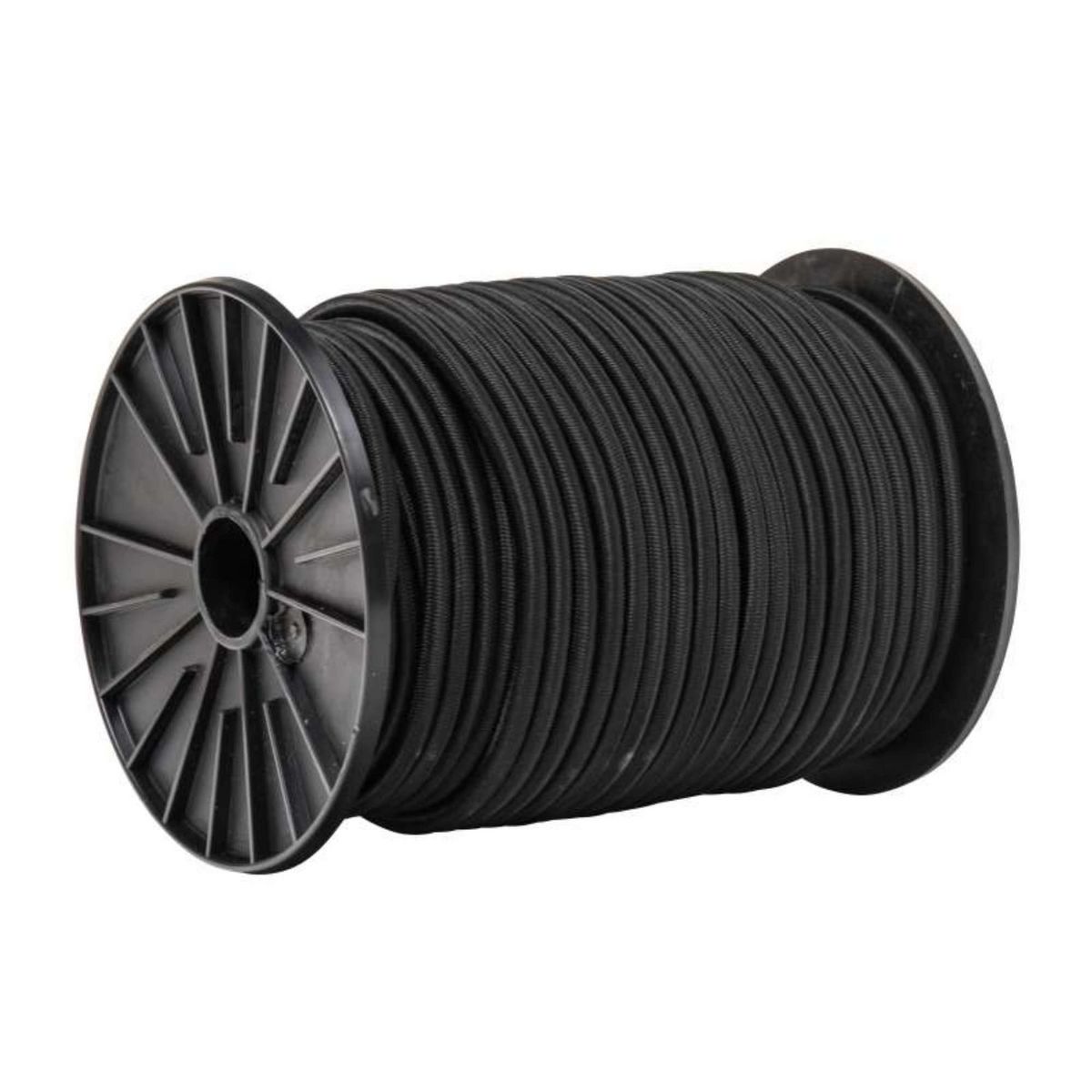  Tendeur élastique noir WERKAPRO 6mm x 50 mètres sur bobine