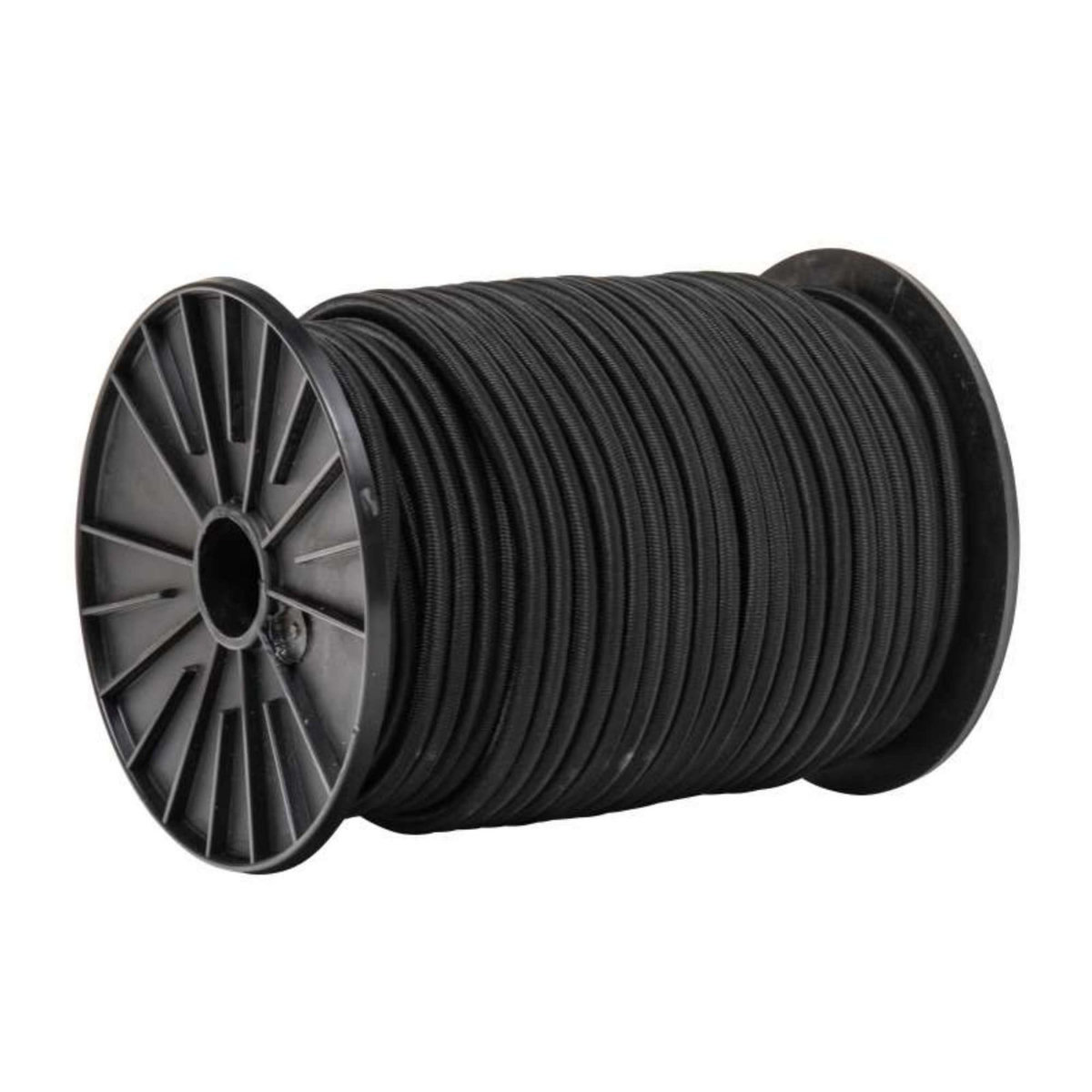 Tendeur élastique noir WERKAPRO 6mm x 50 mètres sur bobine