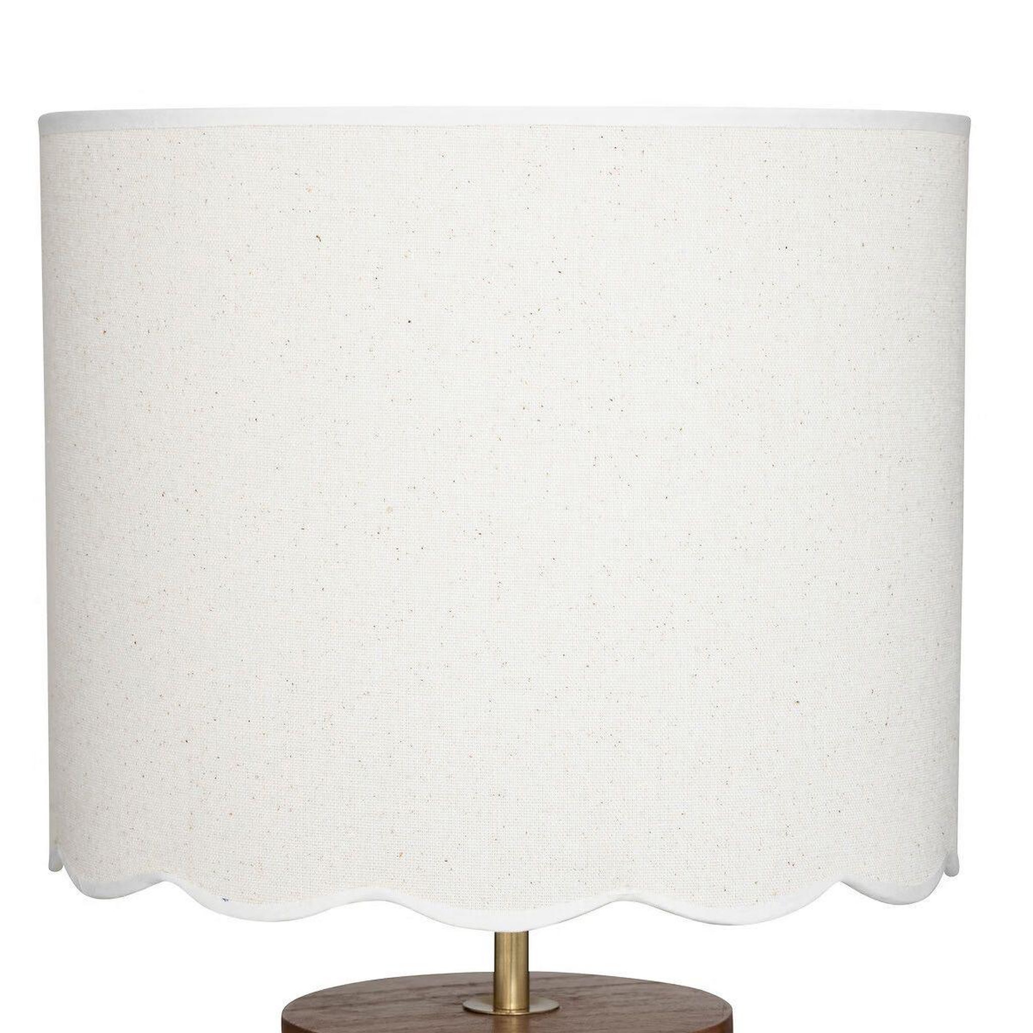 Voir la diapositive 2 : ATMOSPHERA Lampe à poser cylindrique  vania  50cm marron