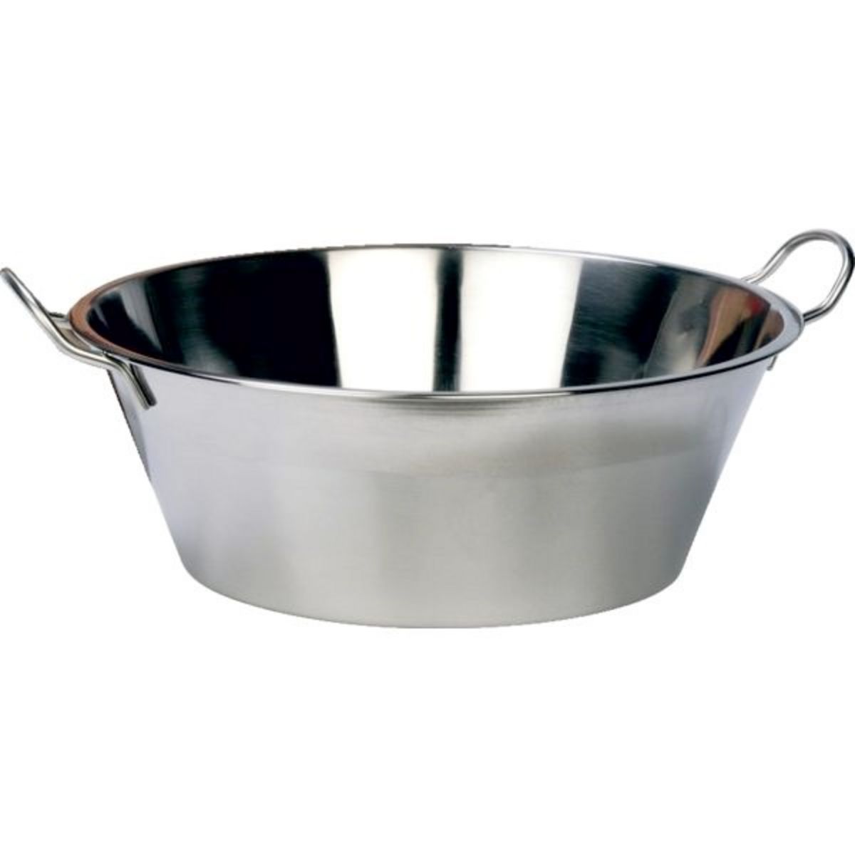 LE PARFAIT BASSINE INOX - LE PRATIQUE Ø 38 cm - 9 Litres 2 anses inox