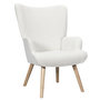 Voir la diapositive 1 : The Home Deco Factory Fauteuil de salon en bouclette RHEA