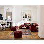 Voir la diapositive 2 : LISA DESIGN Gallata - pouf chesterfield rond - en velours