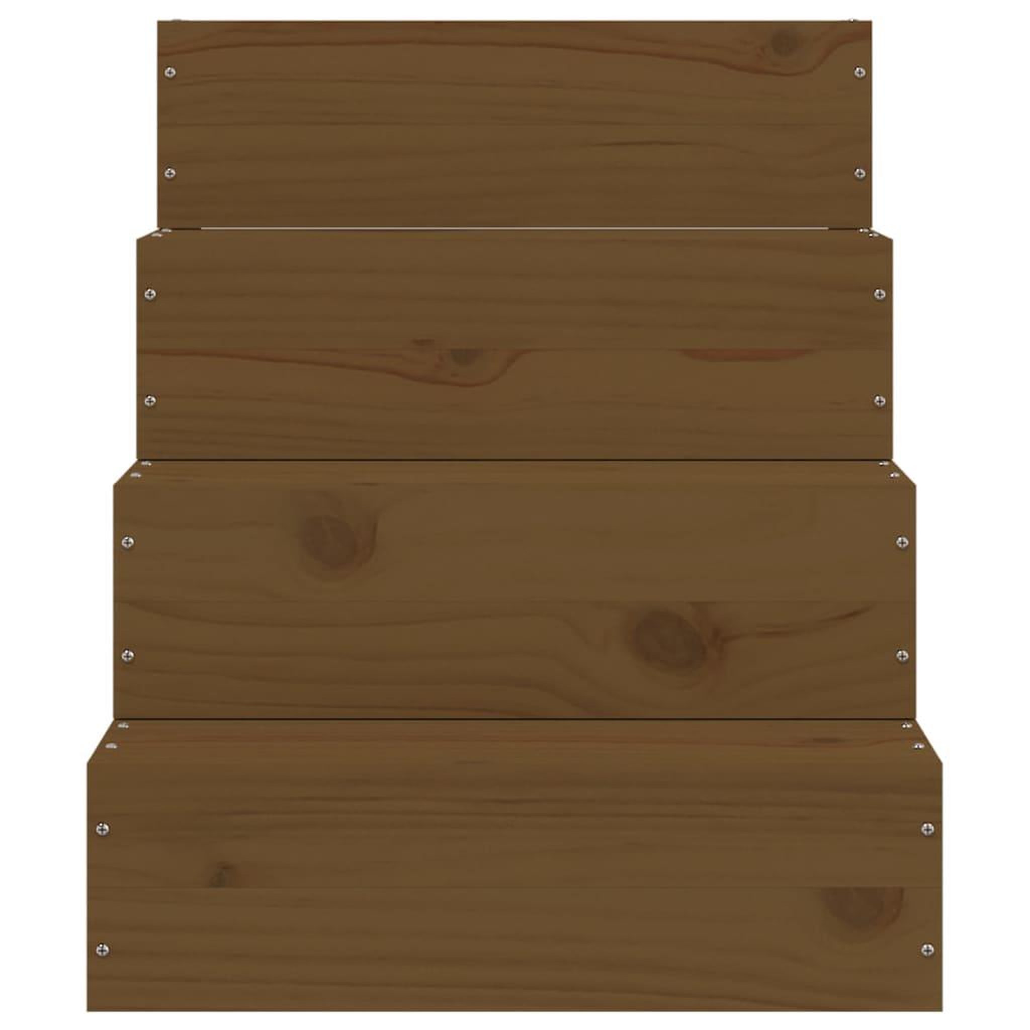 Voir la diapositive 4 : VIDAXL Escalier animaux de compagnie Marron miel 40x49x47 cm Bois pin