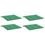 Voir la diapositive 3 : VIDAXL Coussins de chaise jardin lot de 4 vert 40x40x3 cm tissu oxford