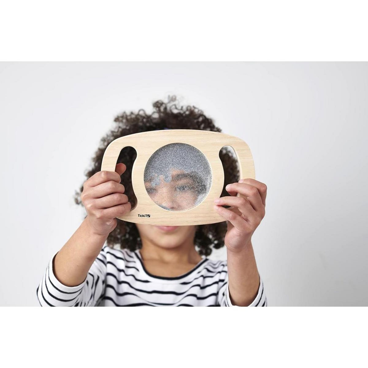 TICKIT Panneau à paillettes facile à tenir - Argent