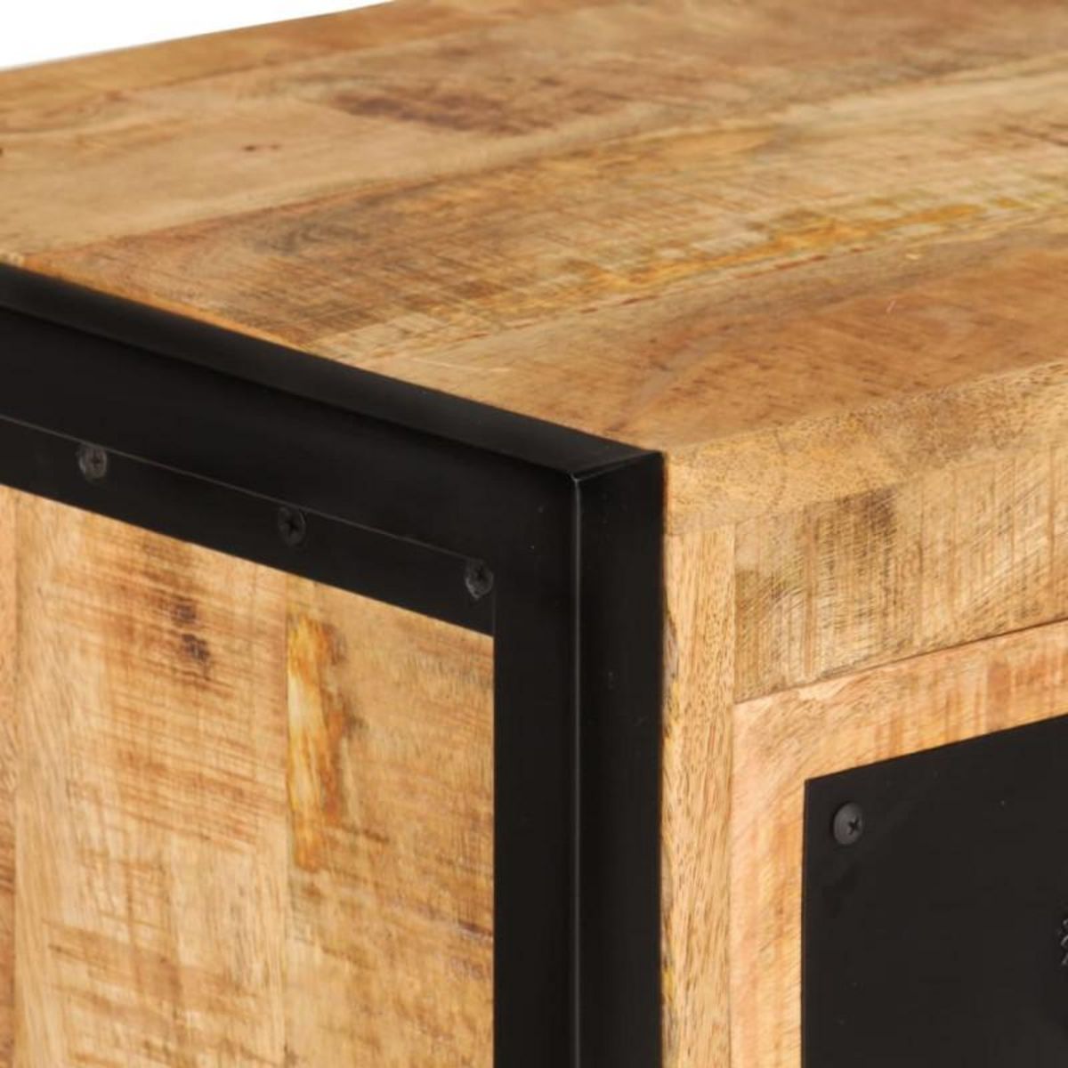 VIDAXL Casier à vin pour 16 bouteilles Bois de manguier massif