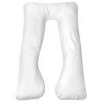 VIDAXL Coussin de grossesse 90 x 145 cm Blanc