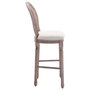 Voir la diapositive 4 : VIDAXL Tabourets de bar lot de 2 blanc lin