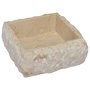 Voir la diapositive 3 : VIDAXL Lavabo Creme 30x30x13 cm Marbre