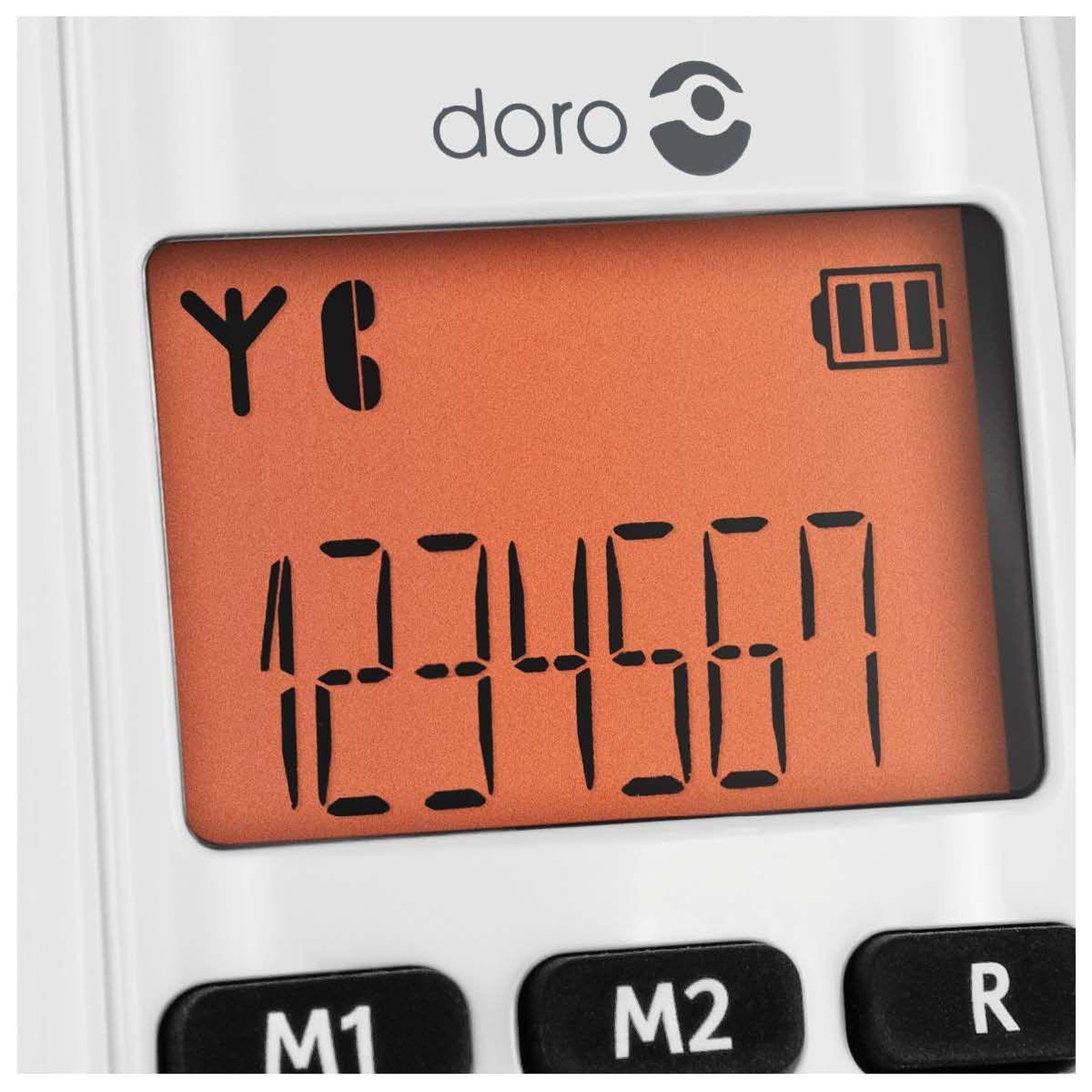 Voir la diapositive 4 : Doro Téléphone sans fil phone easy 100w noir