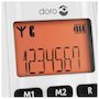 Voir la diapositive 4 : Doro Téléphone sans fil dect blanc sans répondeur - phoneeasy100w