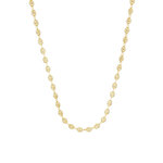 L'ATELIER D'AZUR Collier Or Jaune Grain de Café 50cm - Homme ou Femme