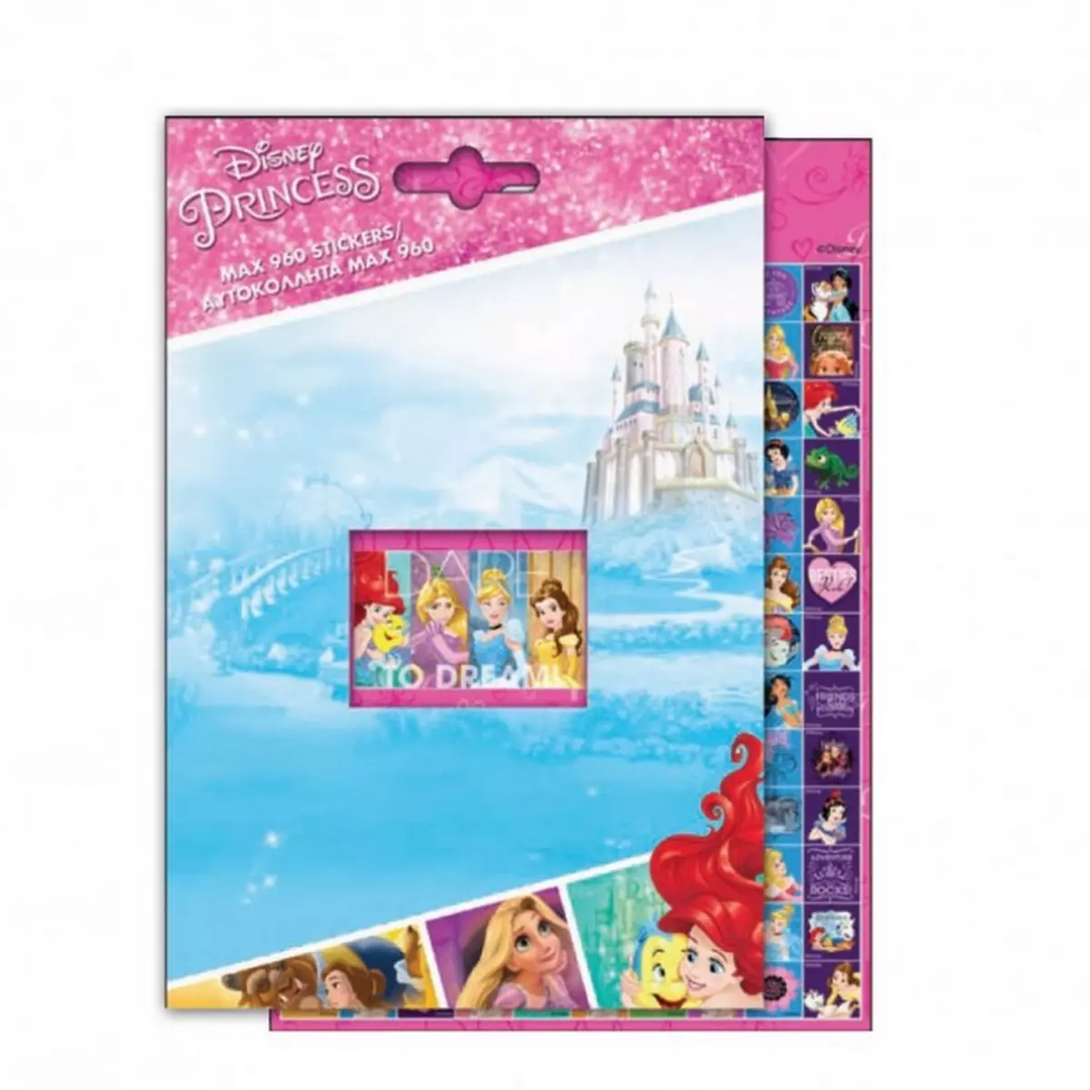 DISNEY 960 stickers Princesse Disney autocollant enfant scrapbooking