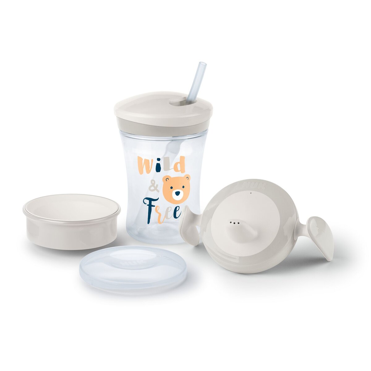 NUK Set d'apprentissage Evolution Cup - 1 tasse et 2 embouts