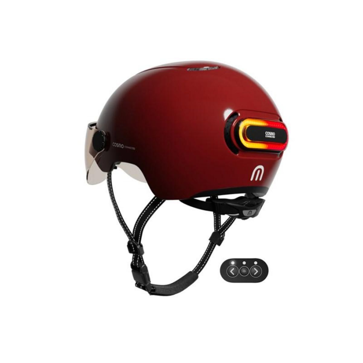 COSMO CONNECTED Casque vélo Cosmo Connected Fusion Rubis Brillant