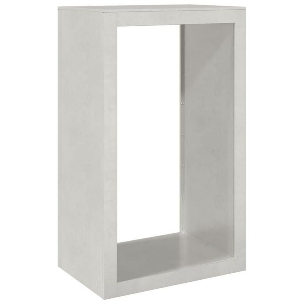 VIDAXL Portant de bois de chauffage 60x40x100 cm acier inoxydable