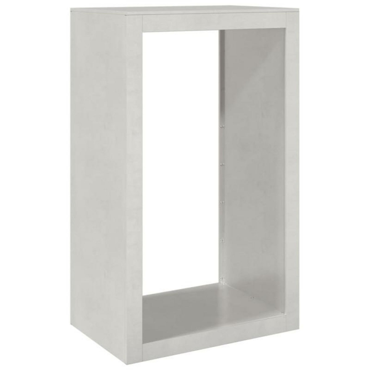 VIDAXL Portant de bois de chauffage 60x40x100 cm acier inoxydable