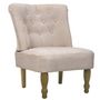 Voir la diapositive 3 : VIDAXL Chaises en style français lot de 2 creme tissu