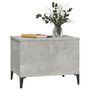 Voir la diapositive 4 : VIDAXL Table basse Gris beton 60x44,5x45 cm Bois d'ingenierie