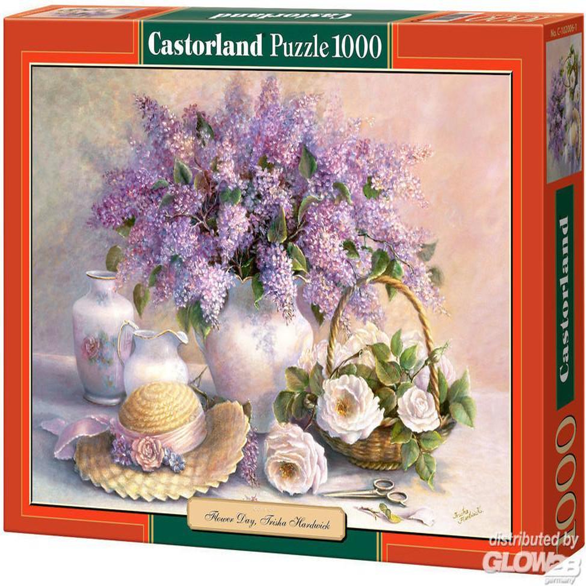 Voir la diapositive 2 : Castorland Puzzle 1000 pièces - trisha hardwick : jour de lilas