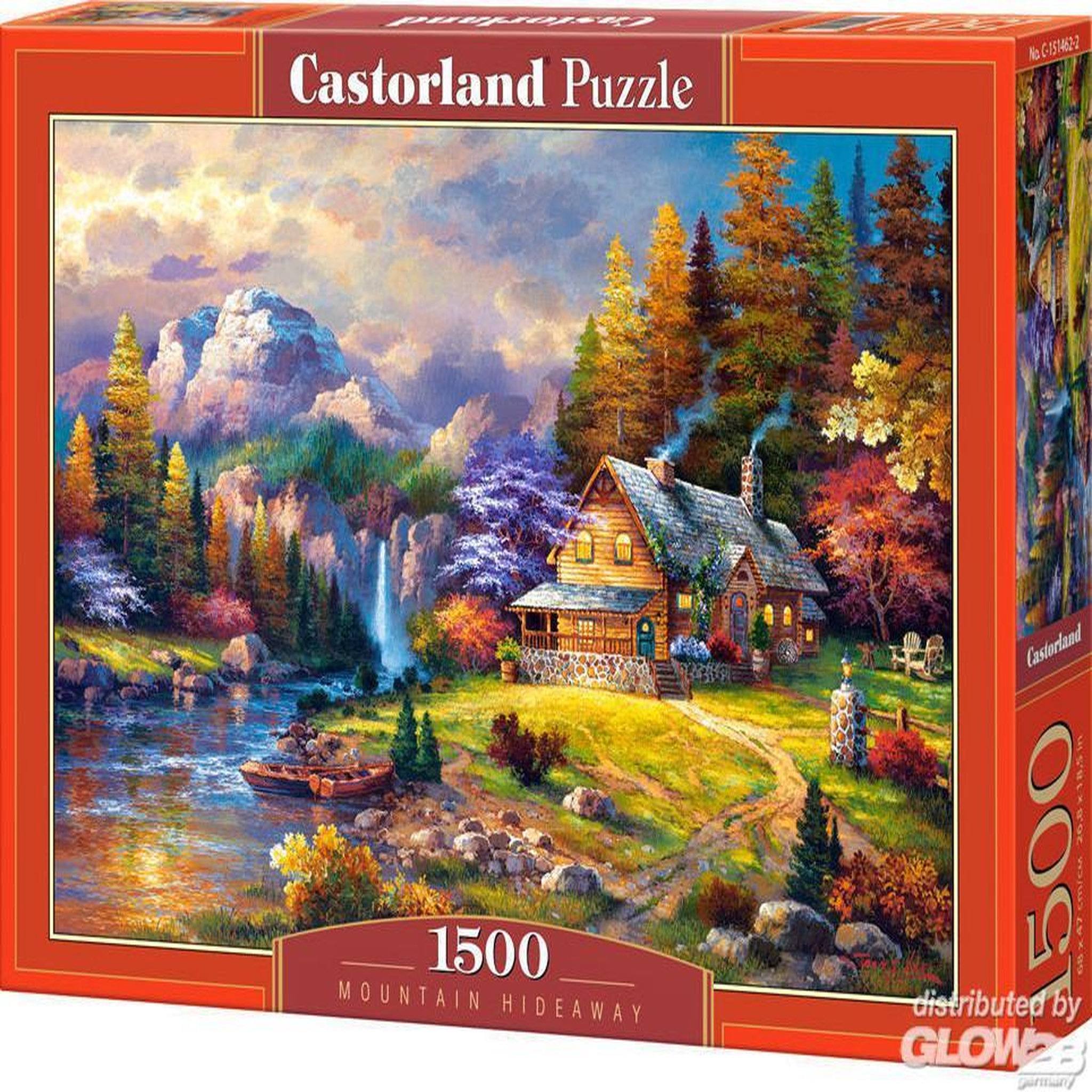 Voir la diapositive 3 : Castorland Puzzle 1500 pièces : Refuge dans les montagnes