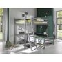Voir la diapositive 4 : Paris Prix Pack - Lit Mezzanine Enfant & Lit Simple  Pino  Gris