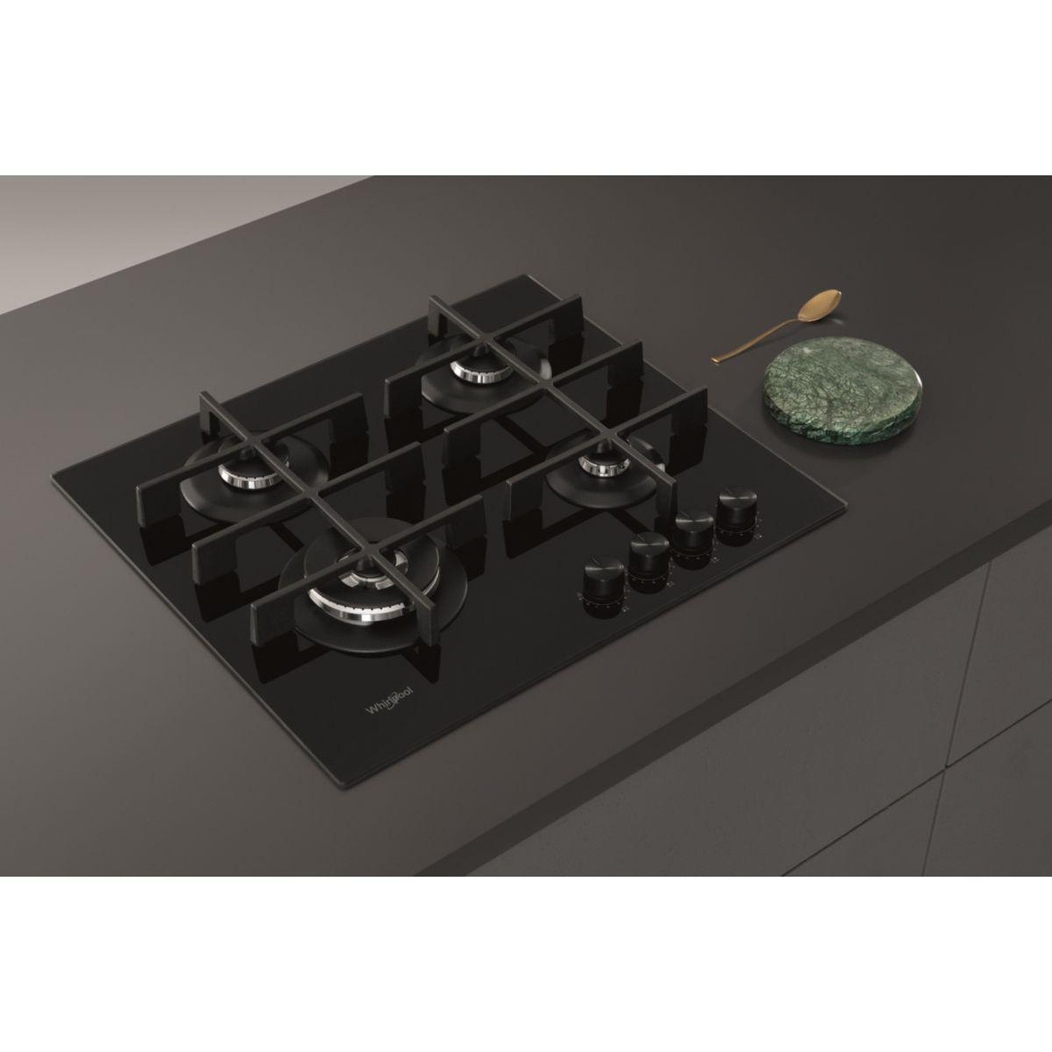 Voir la diapositive 2 : Whirlpool Plaque gaz GOWL628NBFR