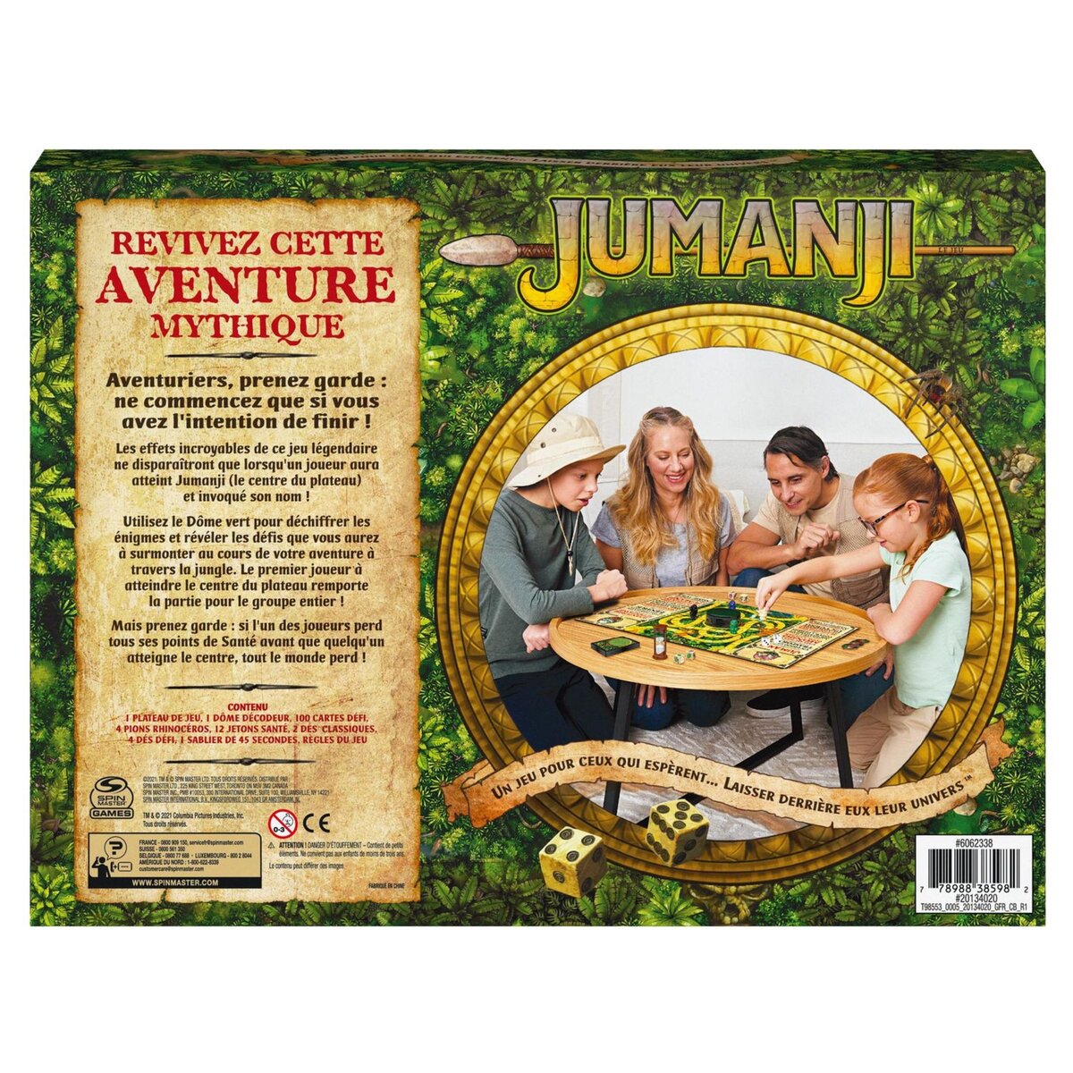 SPIN MASTER Jeu Jumanji Rétro - Nouvelle édition