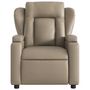 Voir la diapositive 3 : VIDAXL Fauteuil inclinable Cappuccino Similicuir