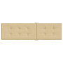 Voir la diapositive 5 : VIDAXL Coussin de chaise longue beige melange (75+105)x50x3 cm tissu
