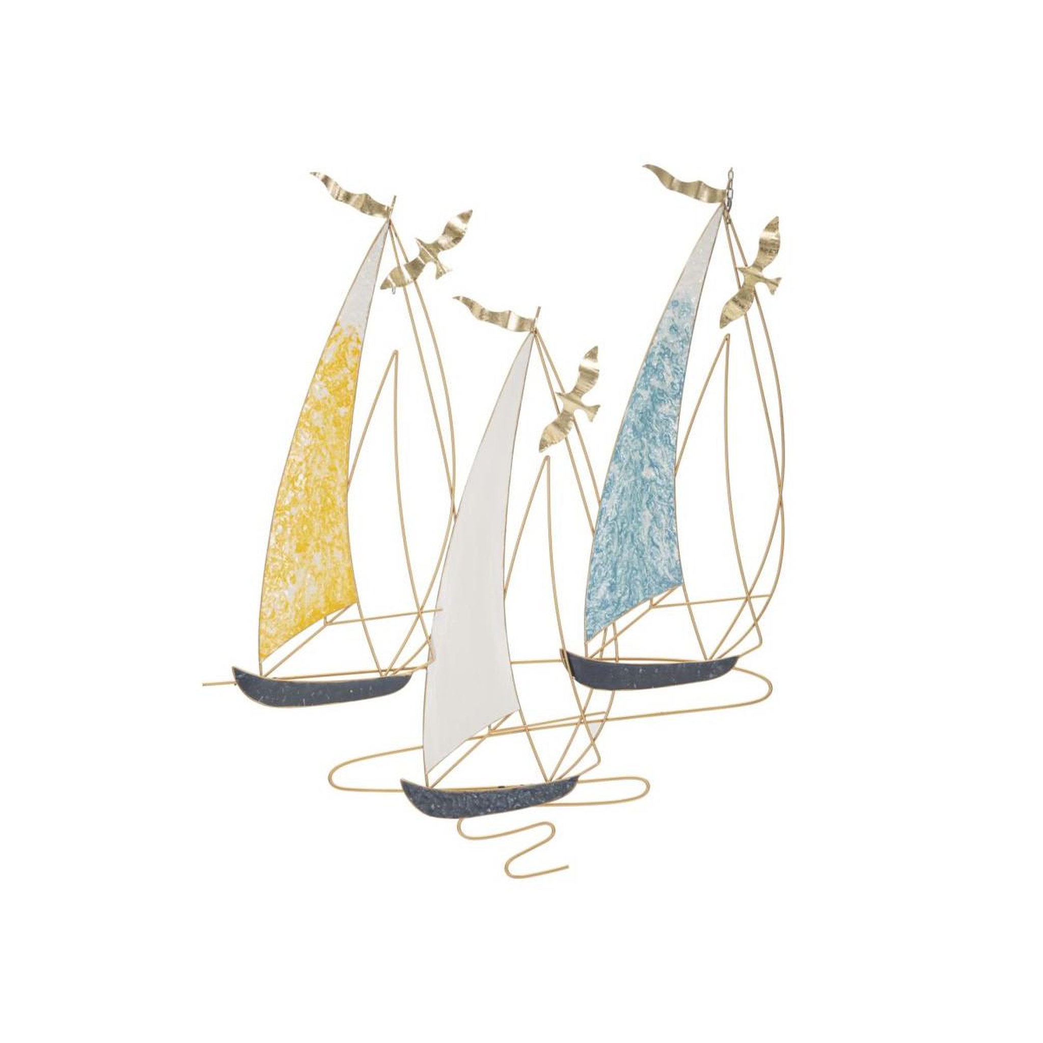 Paris Prix Décoration murale en métal  vela color  97cm multicolore