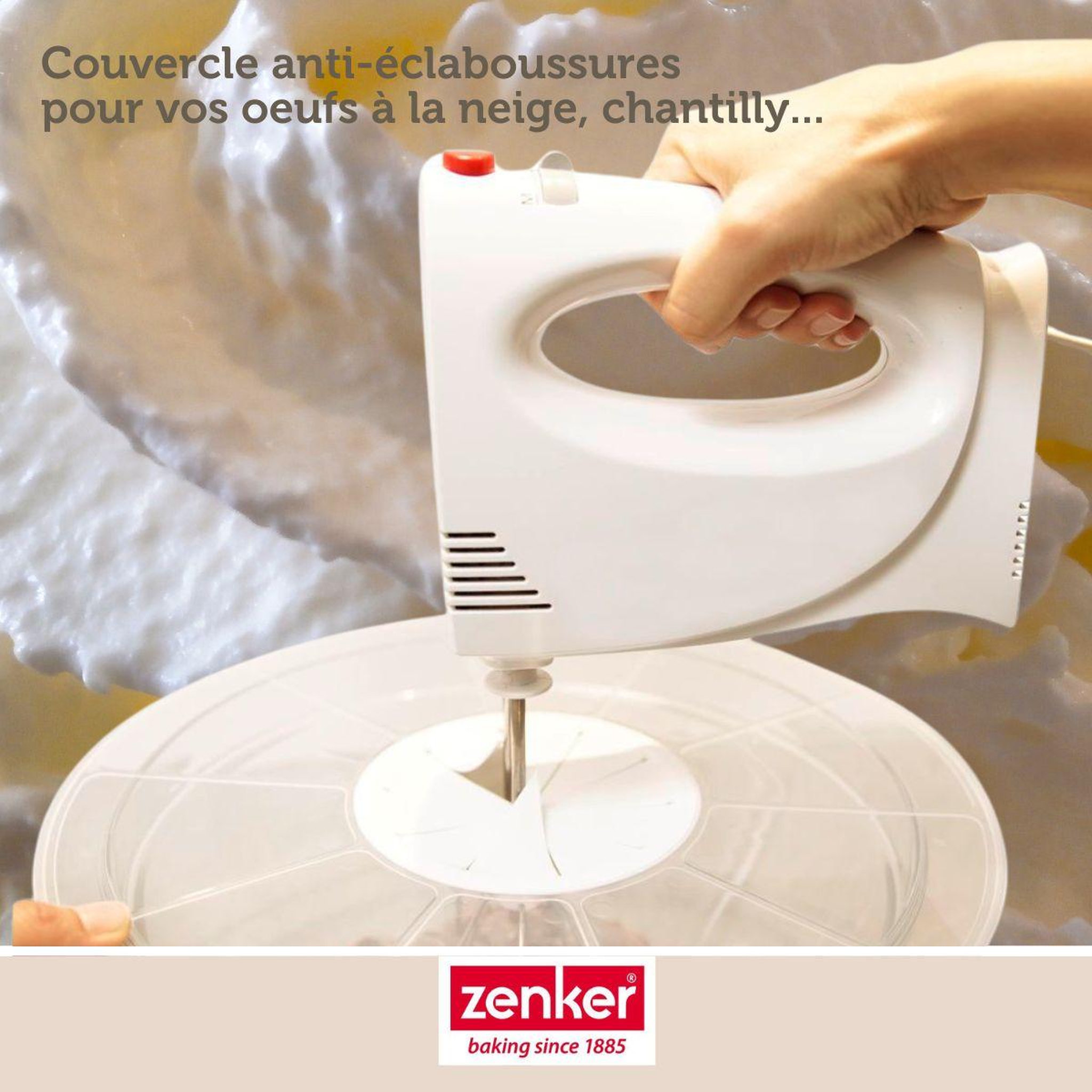 Voir la diapositive 4 : ZENKER Couvercle anti projections 30 cm Zenker Smart Pastry
