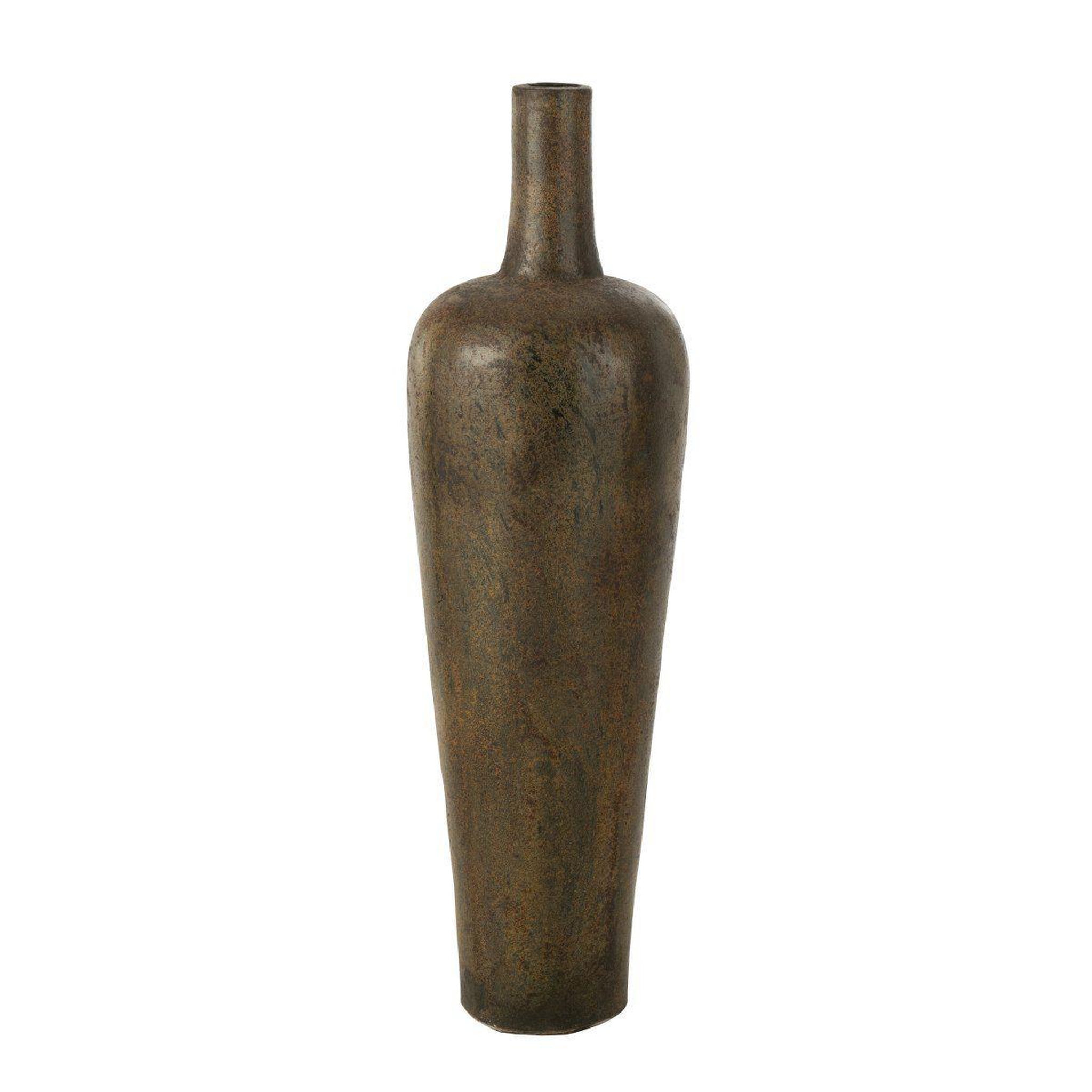 Voir la diapositive 1 : J-LINE Vase Déco en Ciment  Victor  100cm Marron