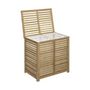Voir la diapositive 2 : FIVE Panier à Linge Double Bambou  Sicela  60cm Naturel