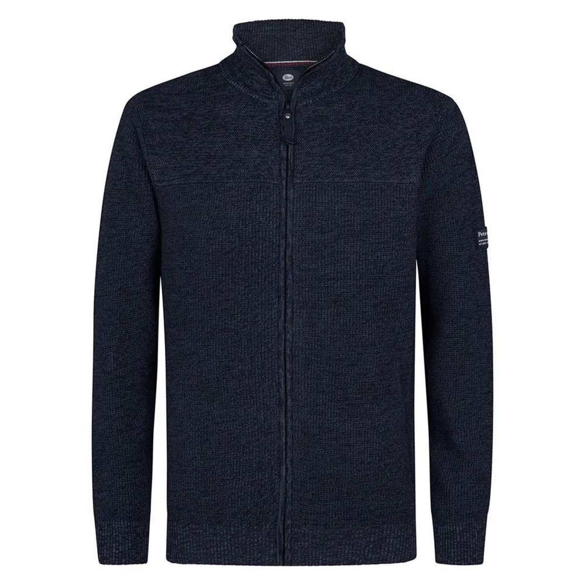 Petrol Industries Sweat Zippé Marine Homme Petrol Industries Collar