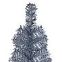 Voir la diapositive 3 : VIDAXL Sapin de Noël etroit Argente 210 cm
