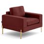 Voir la diapositive 3 : LISA DESIGN Isaure - fauteuil en velours